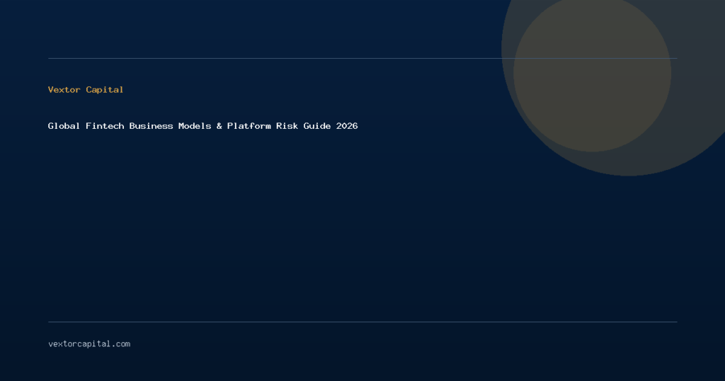 Global Fintech Business Models & Platform Risk Guide 2026 by Vextor Capital